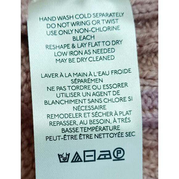 Free People SZ S Brookside Tunic Sweater Alpine Rose Oversized OB1153857 $128 - Picture 9 of 10